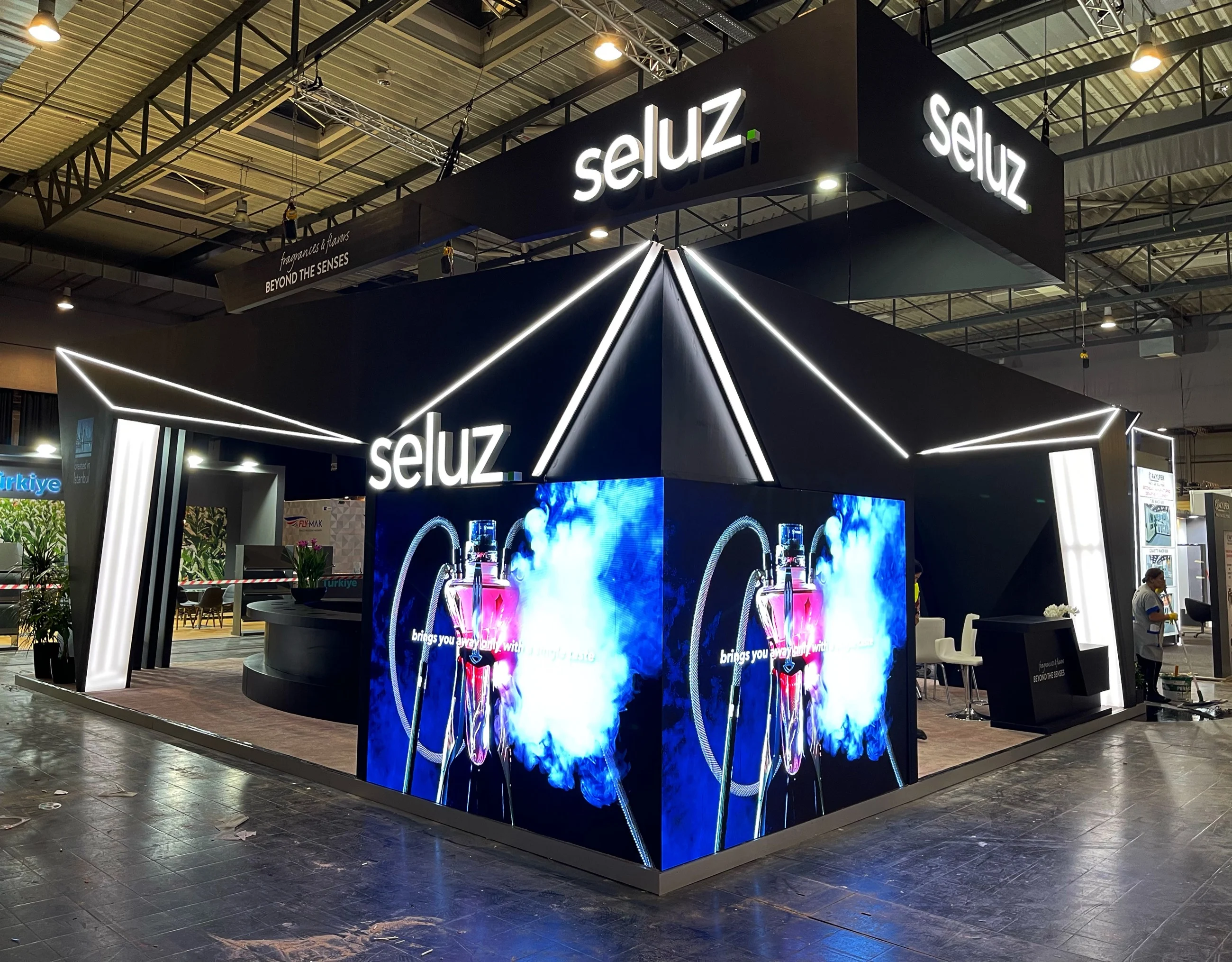 Seluz — InterTabac 2022 stand tasarımı