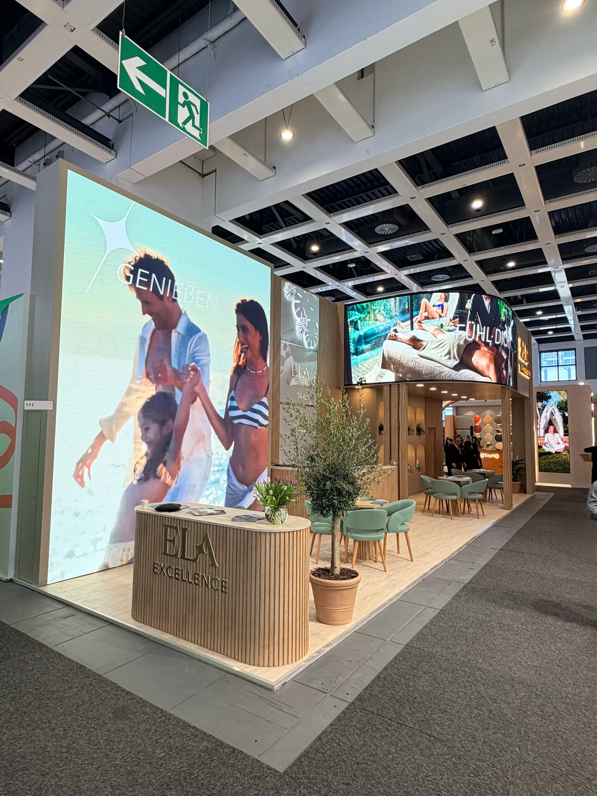 Ela Excellence — ITB 2026 stand tasarımı