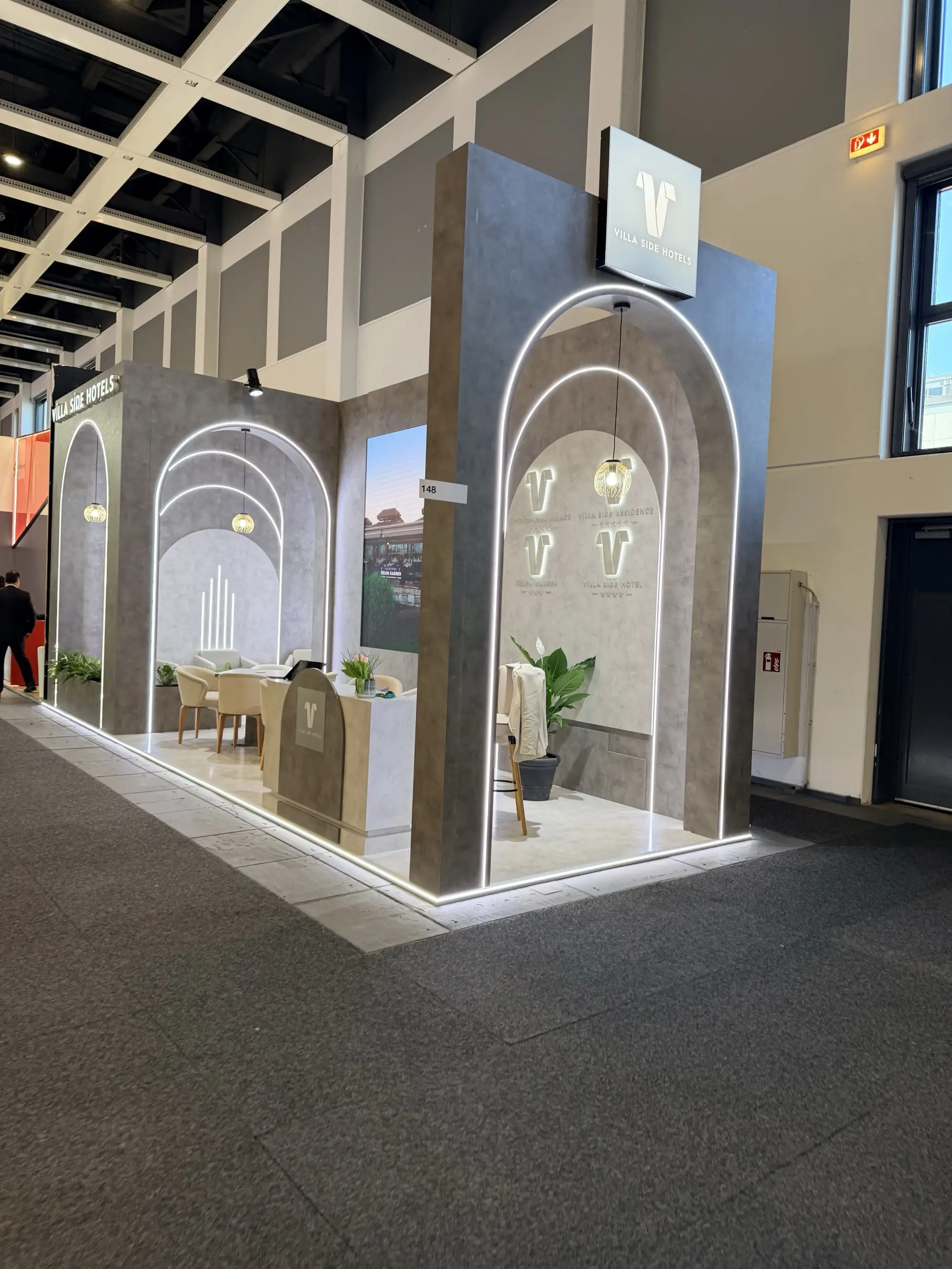 Villa Side Hotels — ITB 2026 stand tasarımı