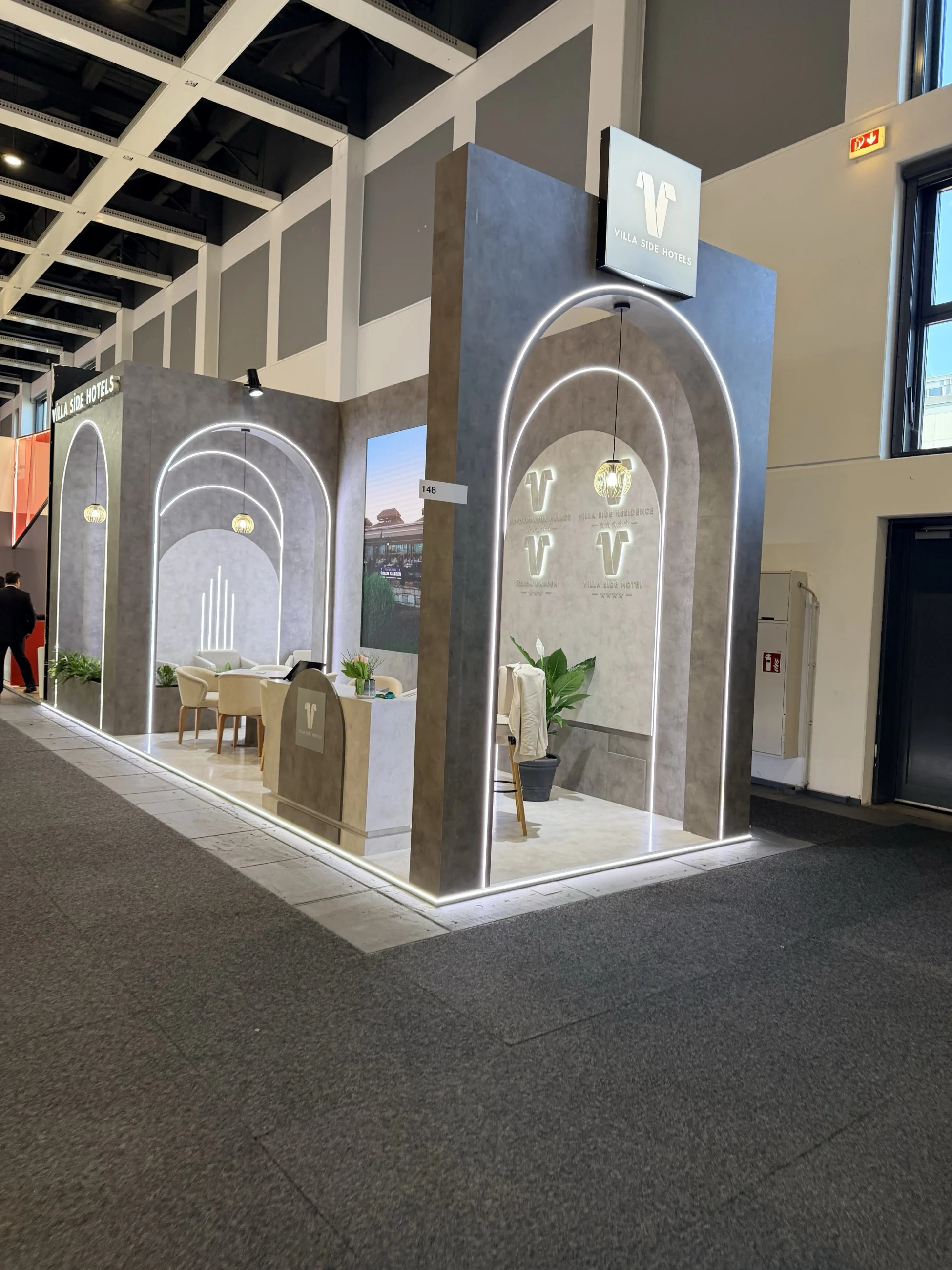 Villa Side Hotels — ITB 2026 stand tasarımı