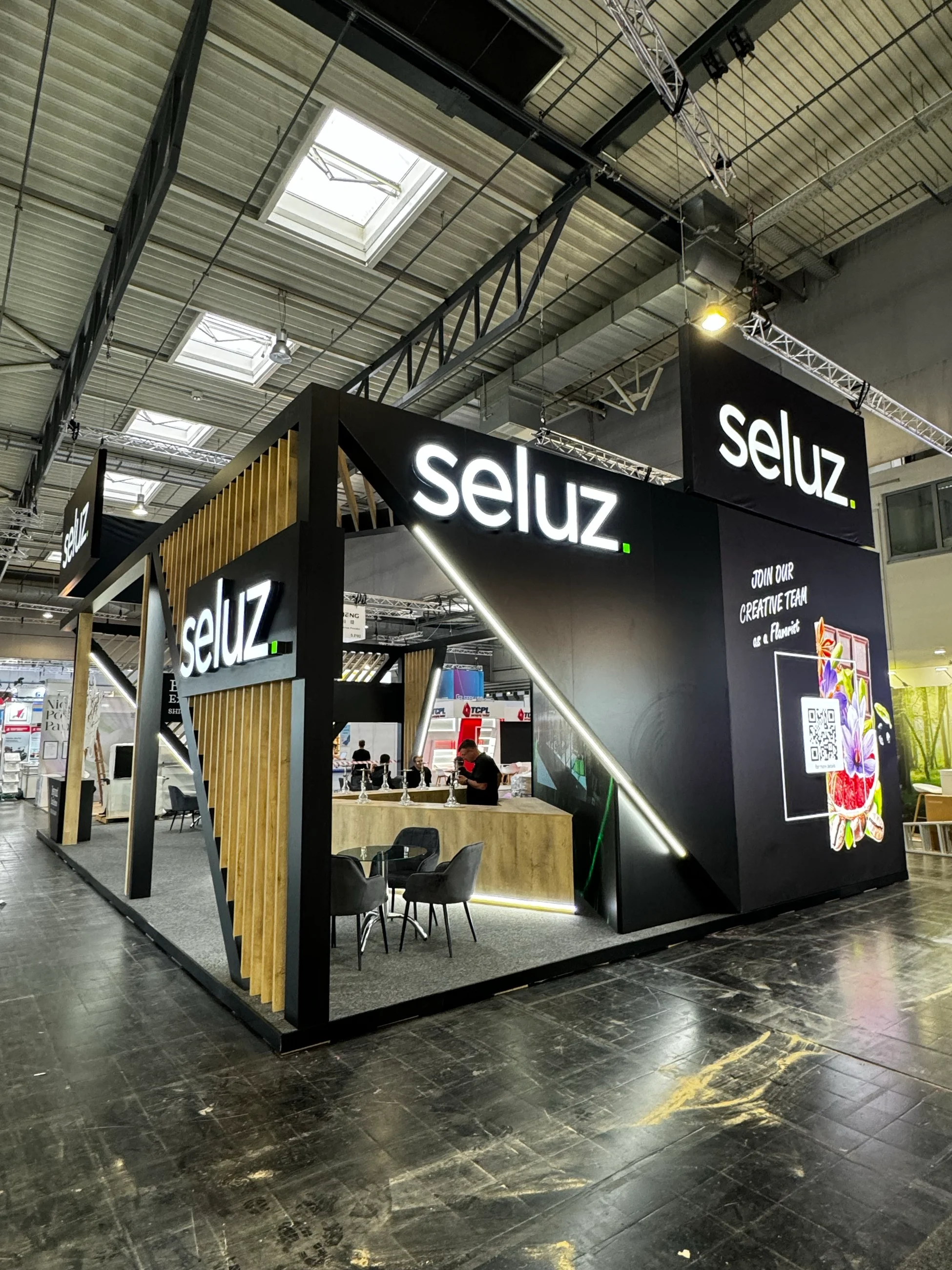 Seluz — InterTabac 2025 stand tasarımı